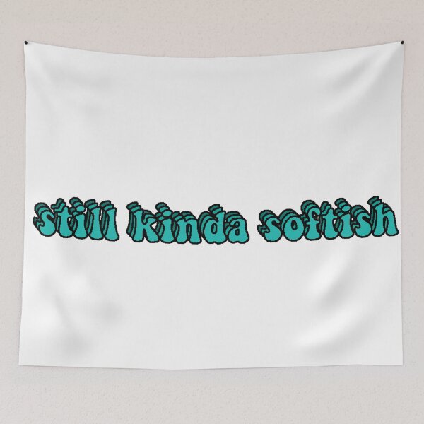 Item preview, Blue Still Kinda Softish Sticker designed and sold by laurencude.