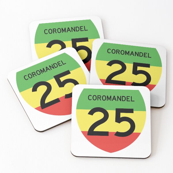 Item preview, State Highway 25, Coromandel, Rasta Colours designed and sold by MY NEW ZEALAND.