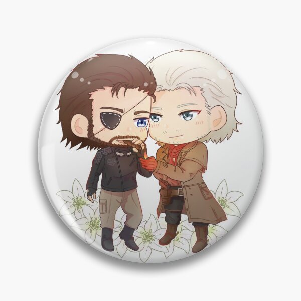 Item preview, MGS Big Boss x Ocelot chibi designed and sold by krowmiums.