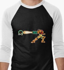 Paper Samus Men's Baseball ¾ T-Shirt