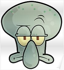 Squidward: Posters | Redbubble