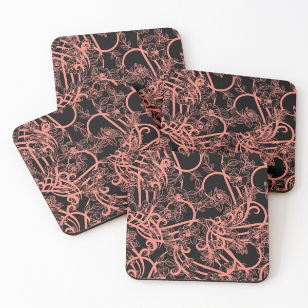 Item preview, Pink Floral Swirls designed and sold by Poetic Patterns Studio.