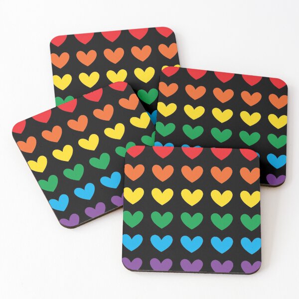 Item preview, Rainbow Hearts designed and sold by MousseFashion.