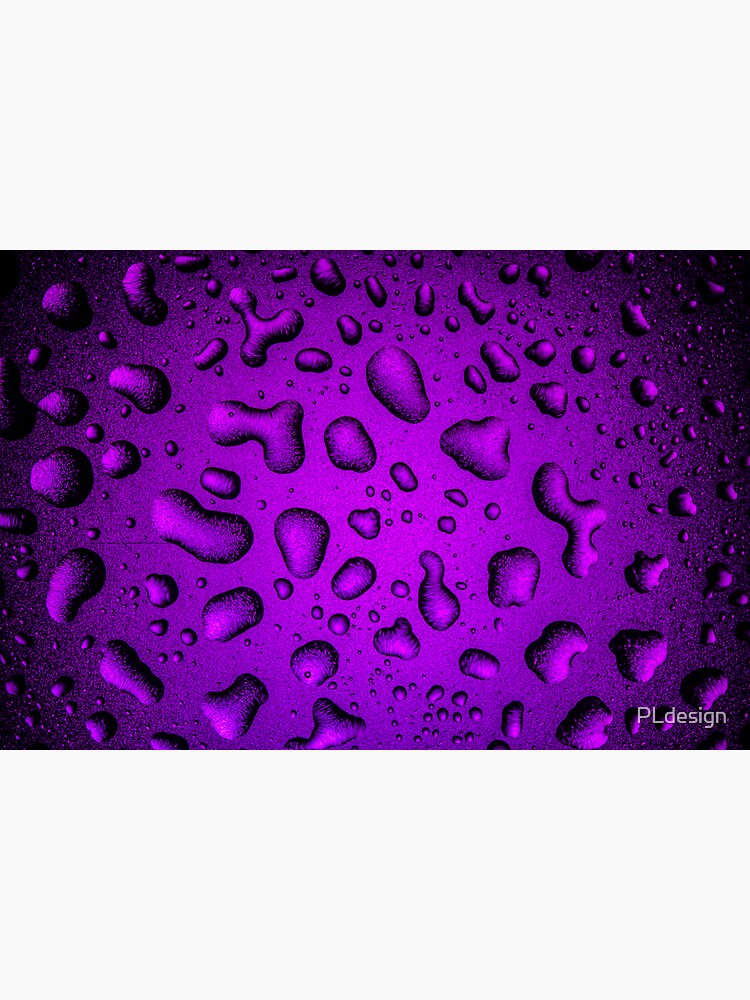 Cool Grainy Purple water drops by PLdesign