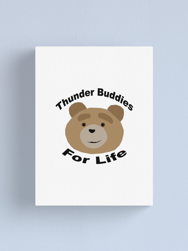 Thunder Buddies For Life Canvas Print By Merwok Redbubble 3360