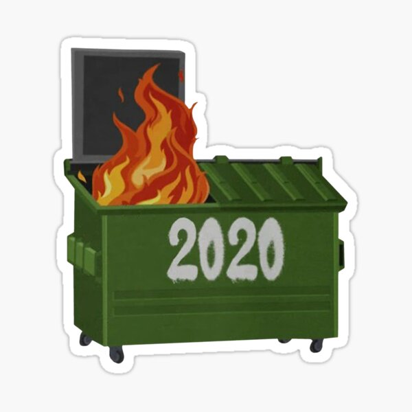 Aperçu de l'œuvre INCENDIE OFFICIEL DE LA BENNE À ORDURES 2020 créée et vendue par KEVINMCCARTY.