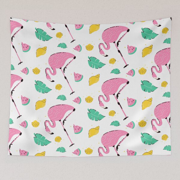Item preview, Flamingo Summer Pattern designed and sold by WhataCuteTee.