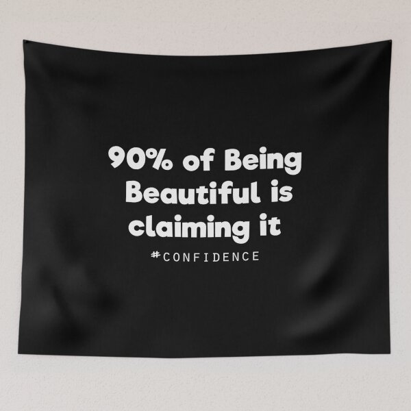 Item preview, Positive Beauty Declaration Women Empowerment Quote designed and sold by sinceanna.