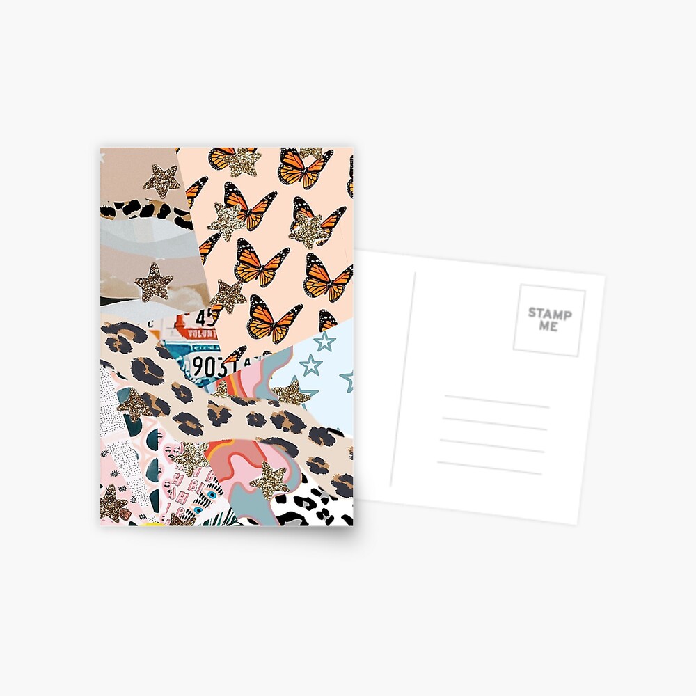 VSCO Aesthetic Stars and Leopard Print Design Greeting Card for Sale by  charlottetsui