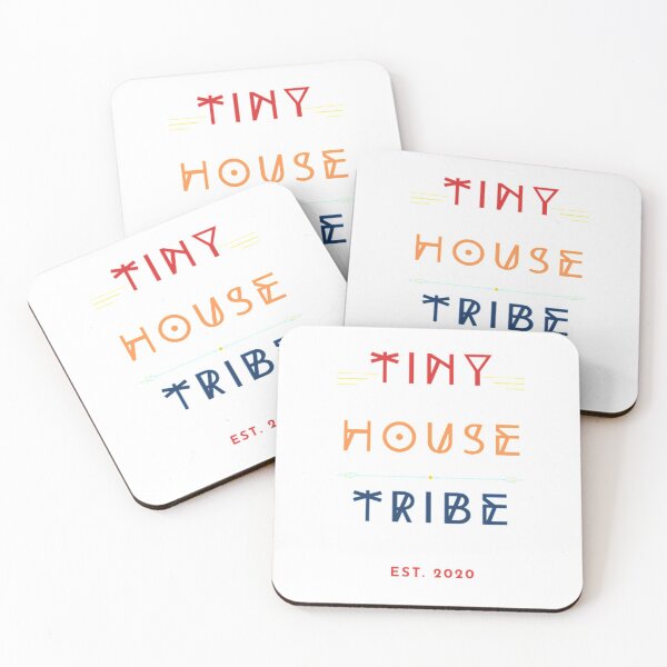 Item preview, Tiny House Tribe Est. 2020 - Red/Orange/Blue Font T-Shirt designed and sold by iosta.