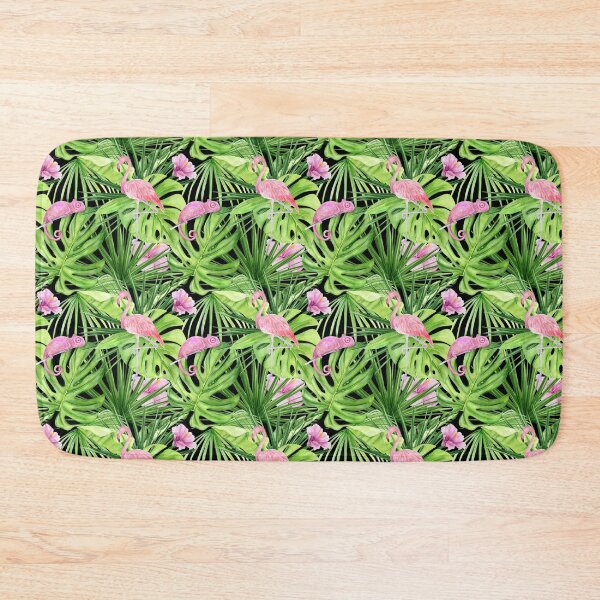 Item preview, Tropical Chameleon Flamingo Pattern  designed and sold by MyTribePatterns.