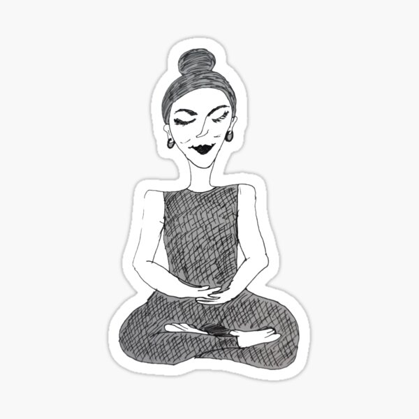 Meditation Sticker