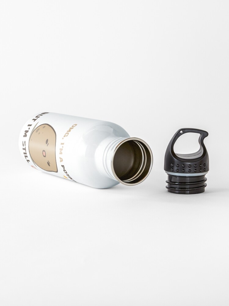 Alternate view of Cute potato is cute Water Bottle