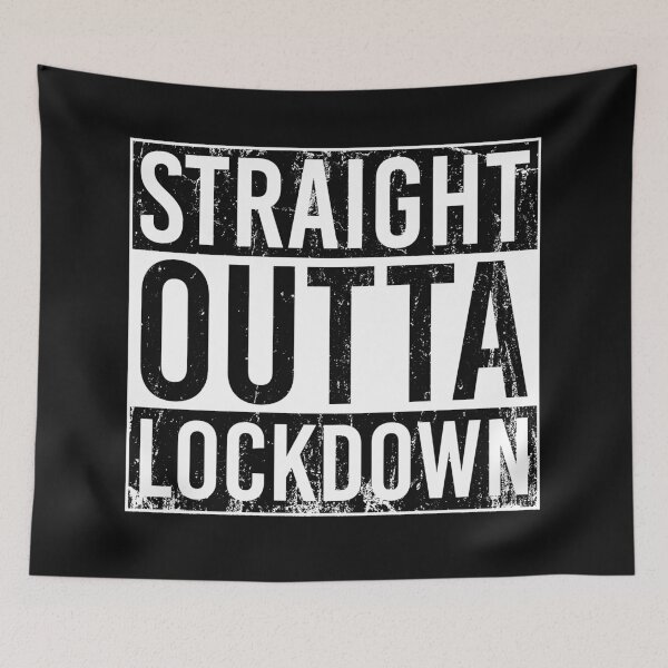 Item preview, STRAIGHT OUTTA LOCKDOWN designed and sold by FaizalPeyjal.