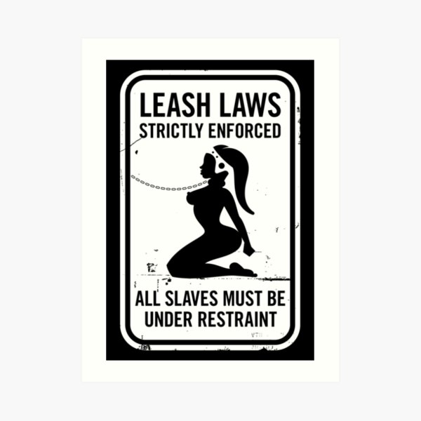 Leash Laws Strictly Enforced - twi'lek version Art Print