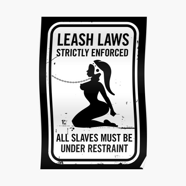 Leash Laws Strictly Enforced - twi'lek version Poster