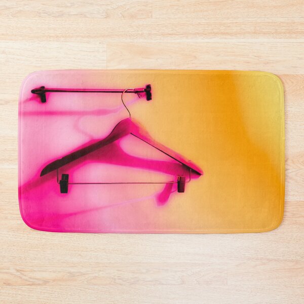 Item preview, wood hanger with pink and orange wall background designed and sold by Mrvell.