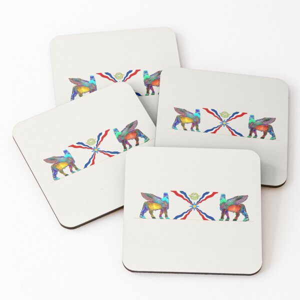 Item preview, Assyrian Flag And Lamassu designed and sold by doniainart.