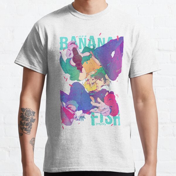 BANANA FISH typo poster T-shirt classique