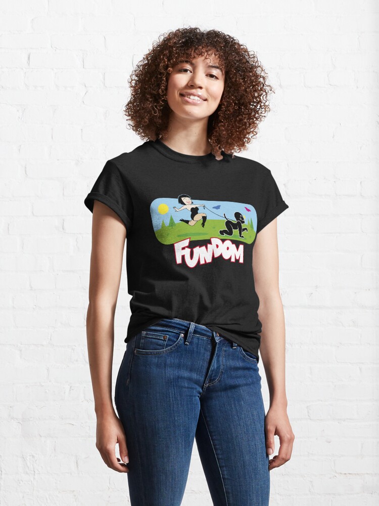 Alternate view of Fundom! Classic T-Shirt