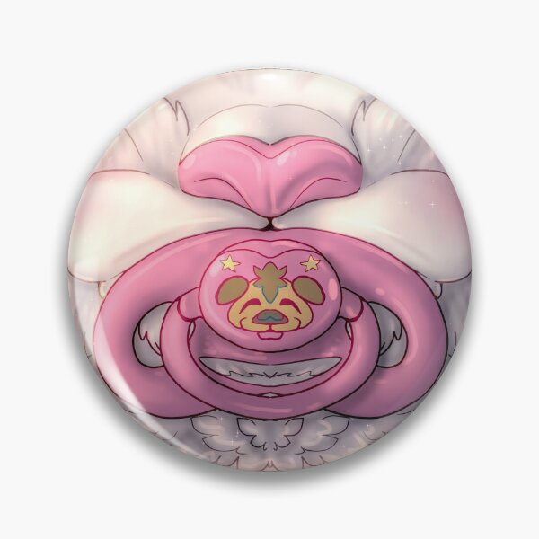 Item preview, Cute Kit Mask - White w/ Pink Paci designed and sold by aviantheatrics.