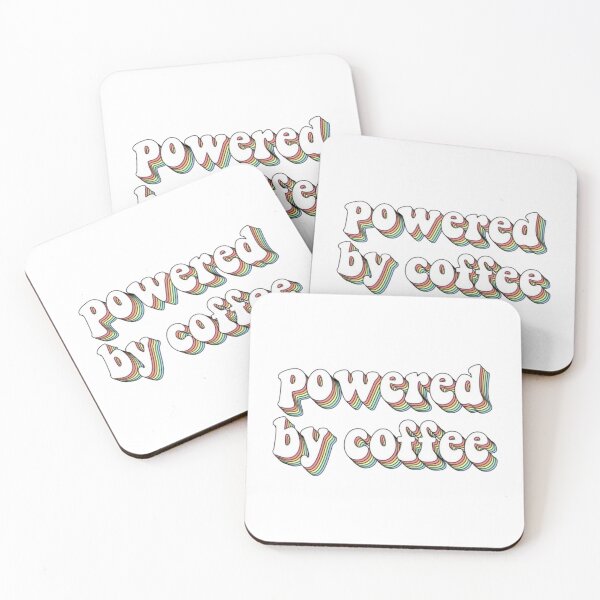 Item preview, Powered by coffee designed and sold by stickerdesignss.