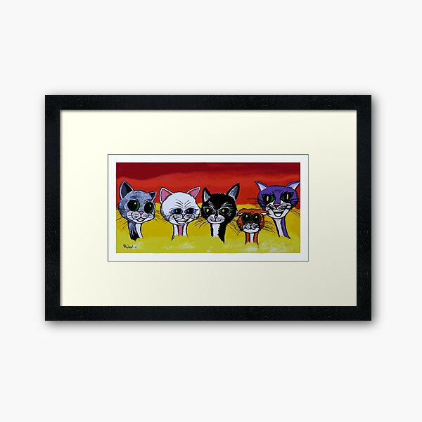 THE SPICE CATS Framed Art Print
