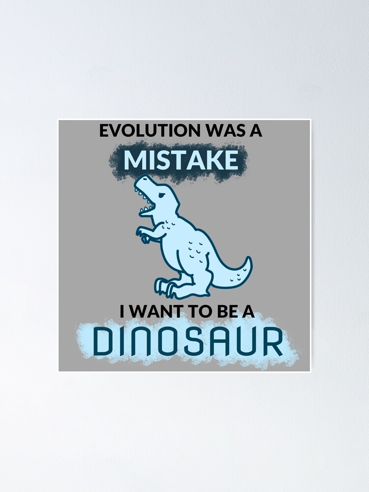 Dinosaur Evolution Poster  Dinosaur Poster Paintings