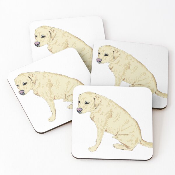 Item preview, Yellow Lab Sticker designed and sold by LivsPopUpArtShp.