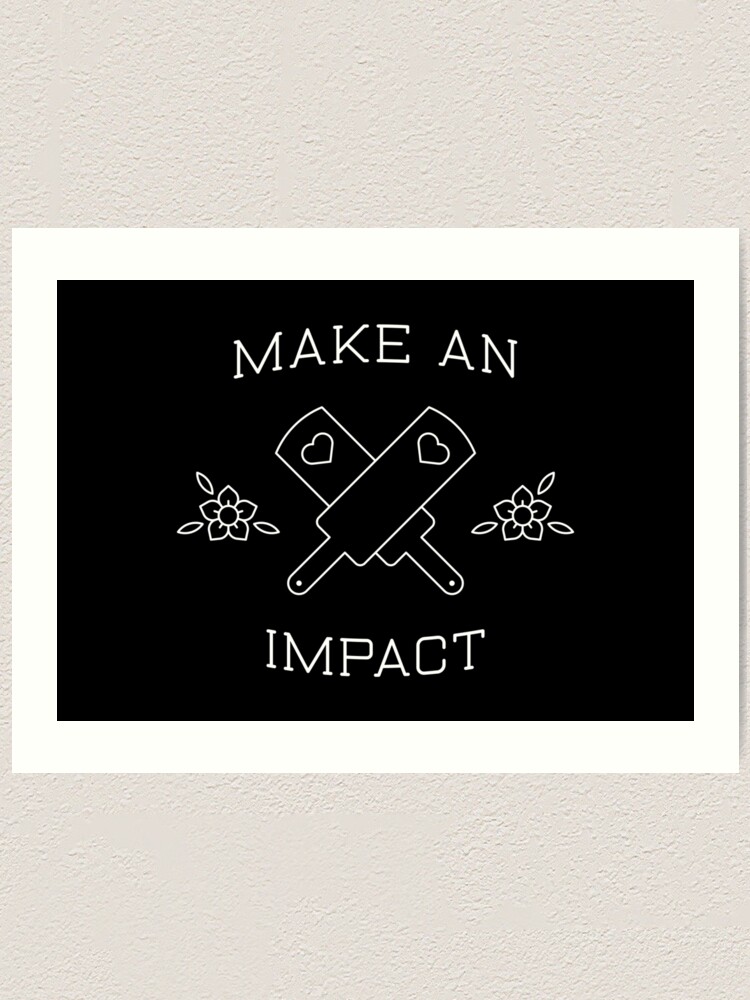 Alternate view of Make An Impact Art Print