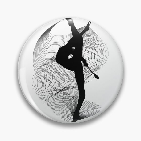 Item preview, Rhythmic gymnast with Clubs designed and sold by Elenia Design.
