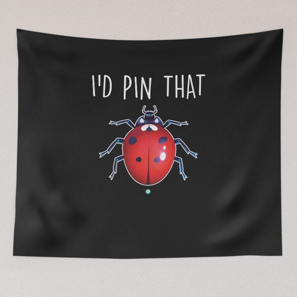 Item preview, id pin that - Funny Insect collecting Gift designed and sold by woormle.