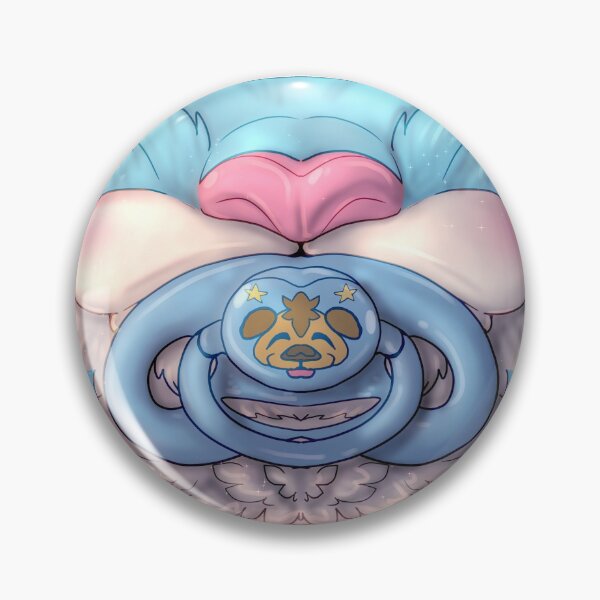 Item preview, Cute Kit Mask - Blue w/ Blue Paci designed and sold by aviantheatrics.