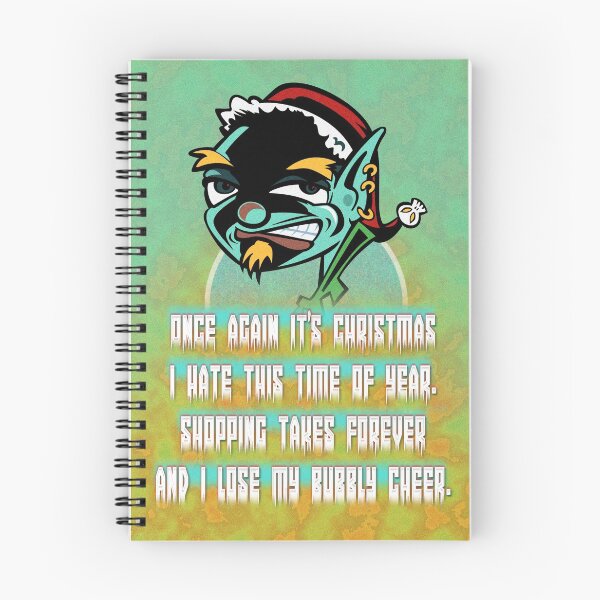 Item preview, Surly Elf Christmas Card designed and sold by KenRinkel.