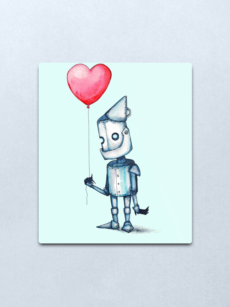 Alternate view of Tin Man Metal Print