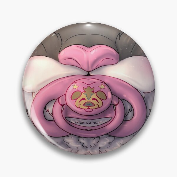 Item preview, Cute Kit Mask - Black w/ Pink Paci designed and sold by aviantheatrics.