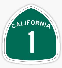 California State Route 1, USA Sticker