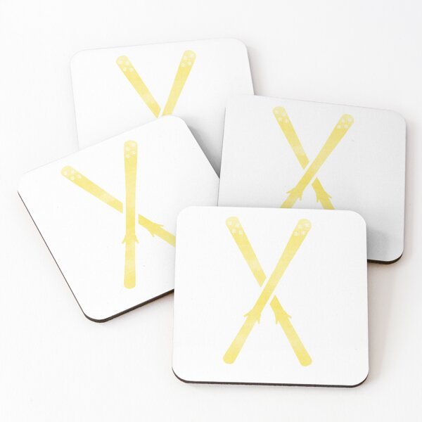 Item preview, Snow Skis Light Yellow designed and sold by hcohen2000.