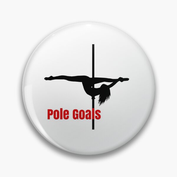 Item preview, Pole Goals Split Pole Dancer Red designed and sold by PoleUnicorn.