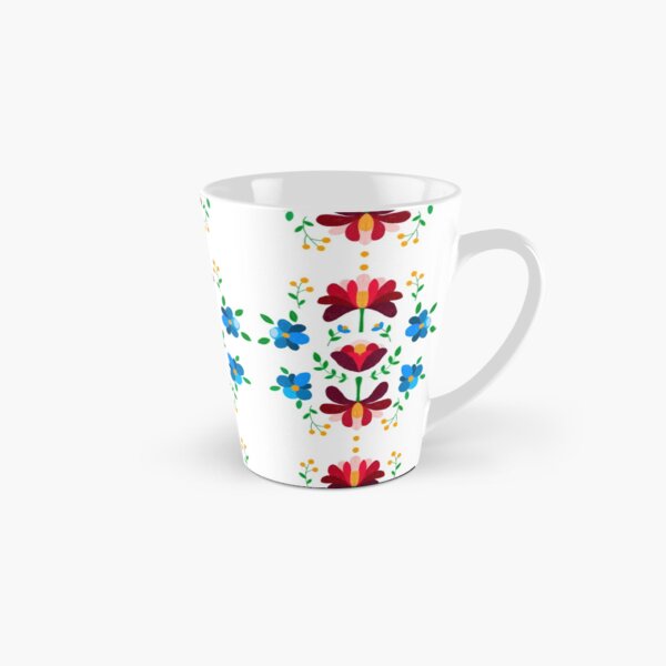 Vista previa del artículo con la obra «Patrón de flores folclóricas», diseñado y vendido por HighFives555.