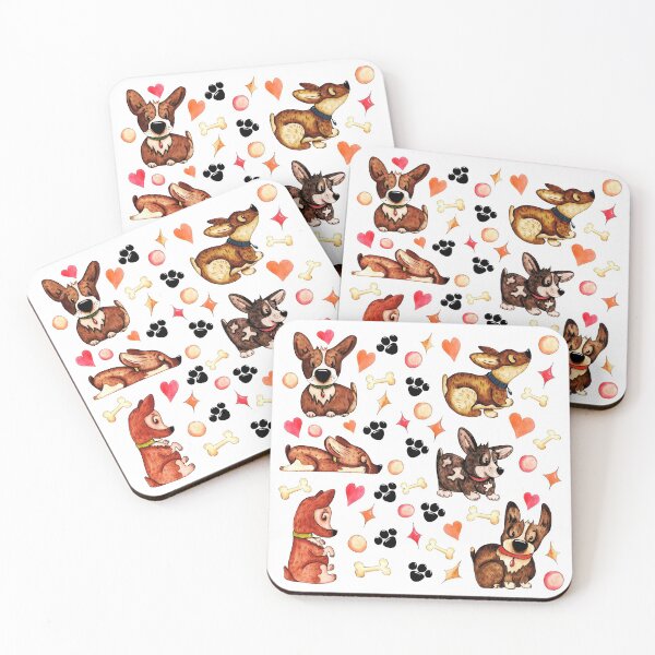 Item preview, Playful Puppy Dogs Watercolor designed and sold by SirLeeTees.