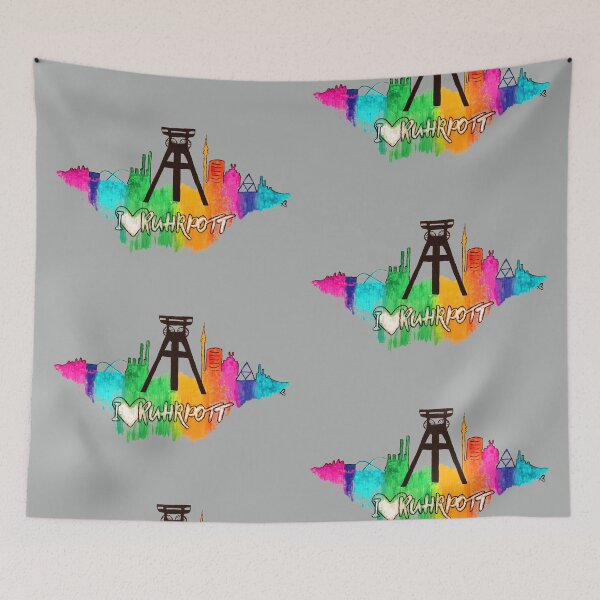 Item preview, I LOVE Ruhrpott Skyline designed and sold by Bianca Kuballa.