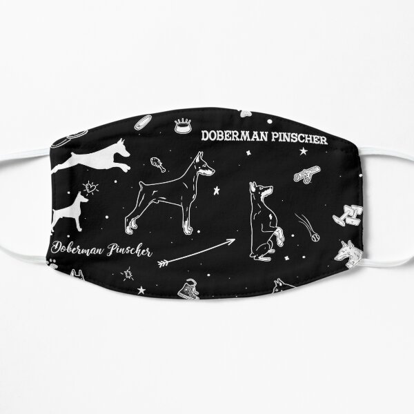 Doberman Pinscher Pattern Mask