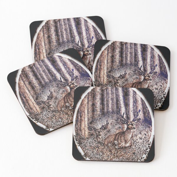 Item preview, Deer in the woods designed and sold by OrsiArt.