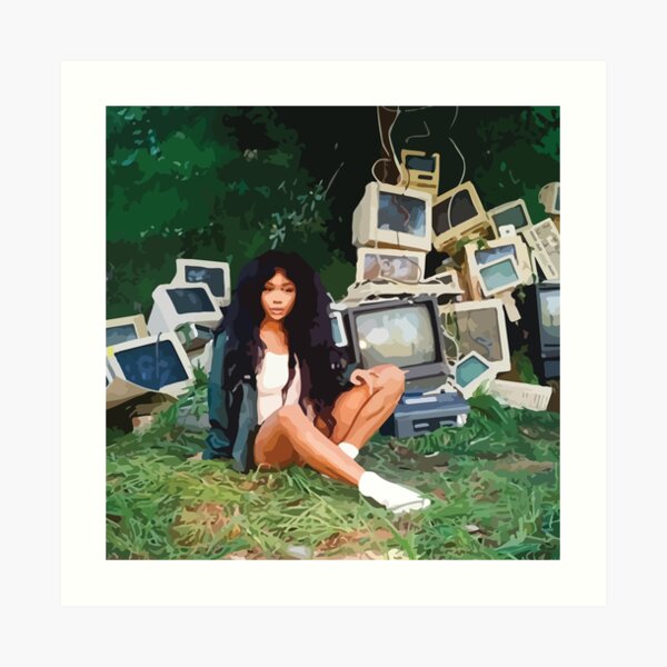 Ctrl album cover Art Print