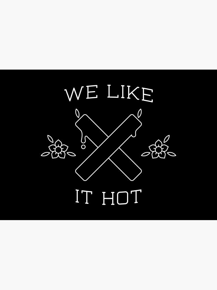 Thumbnail 3 of 3, Art Print, We Like It Hot designed and sold by penandkink.