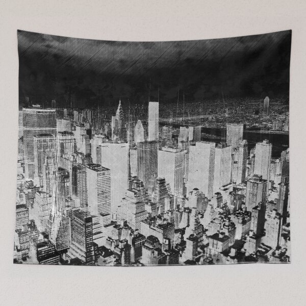 Item preview, New York city line drawing designed and sold by Underdott.