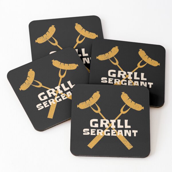Item preview, Grill Sergeant - The BBQ Master designed and sold by NerdySherds.