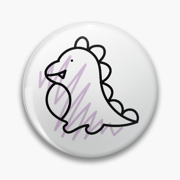 Item preview, Purple Squiggly Dinosaur designed and sold by trinhvchristine.