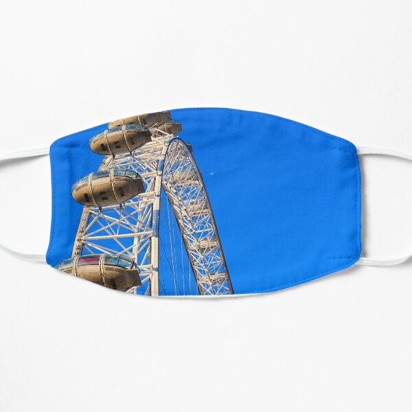 Closeup Of Capsules attached To London Eye and an airplane Mask